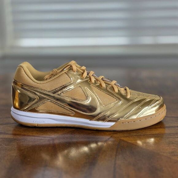 Nike Gato LV8 Metallic Gold White Gum Sneakers Men\'s Size 10 New LE IB3566-700 main image 8